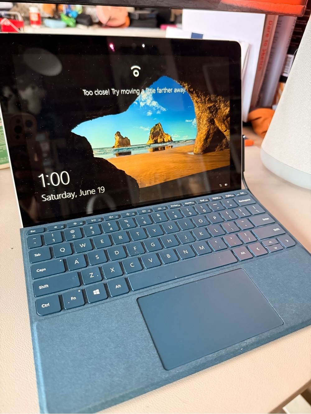 Microsoft Surface Go 10" 64GB + Type Cover Keyboard + Charger Bundle Works Great